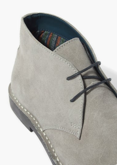 Grey Suede Desert Boots