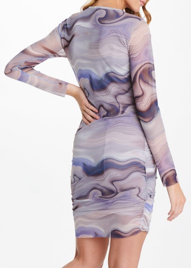JDY Ota Marble Mesh Dress