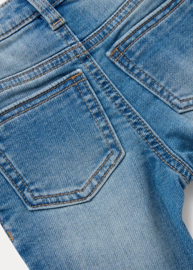 Boys Light Wash Knitted Skinny Jeans (9mths-6yrs)