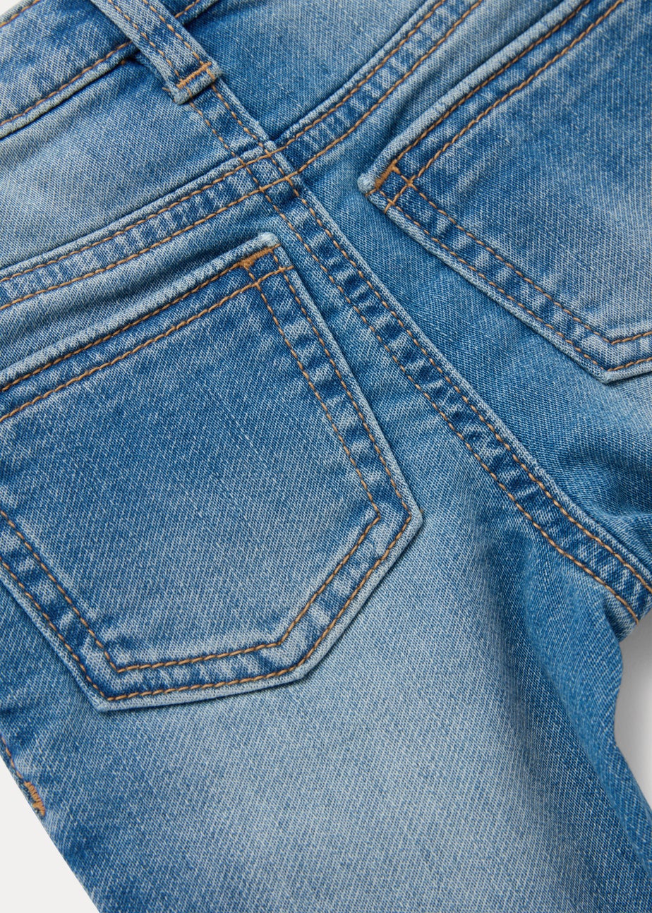 Boys Light Wash Knitted Skinny Jeans (9mths-6yrs)