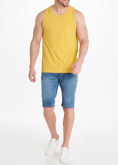 Yellow Jersey Ringer Vest