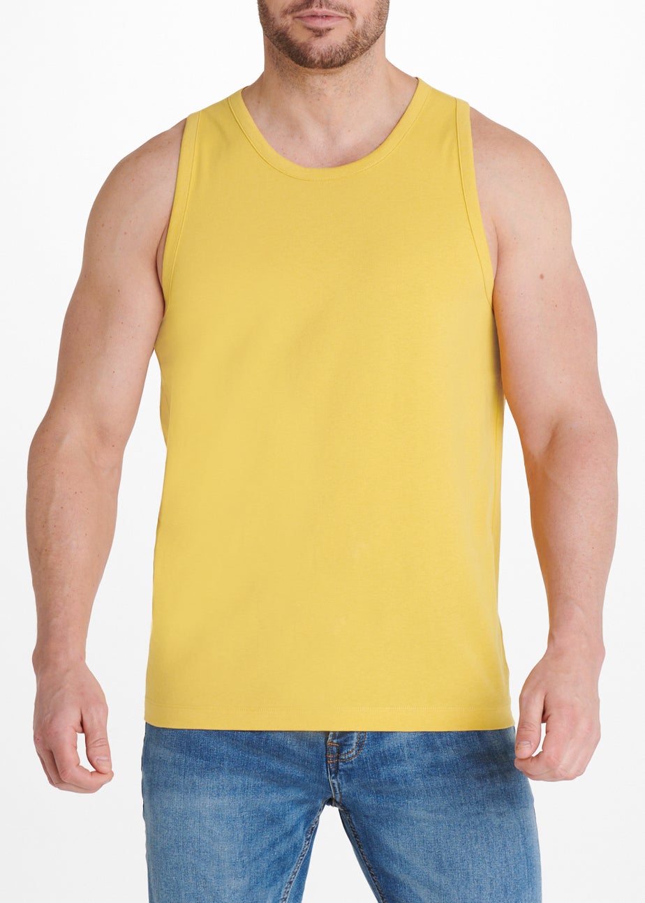 Yellow Jersey Ringer Vest