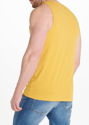 Yellow Jersey Ringer Vest