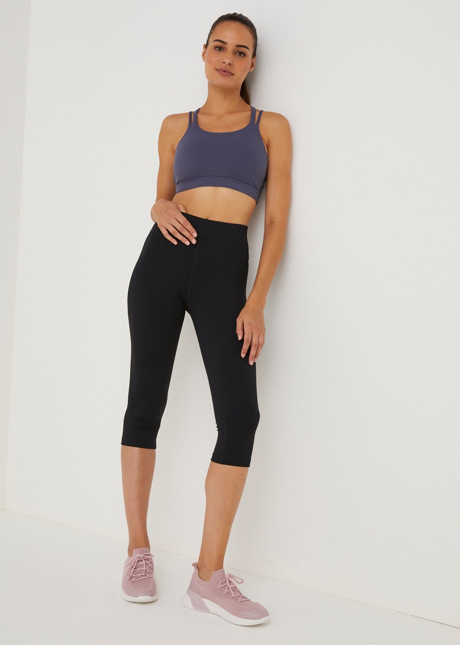 Souluxe Black Capri Sports Leggings