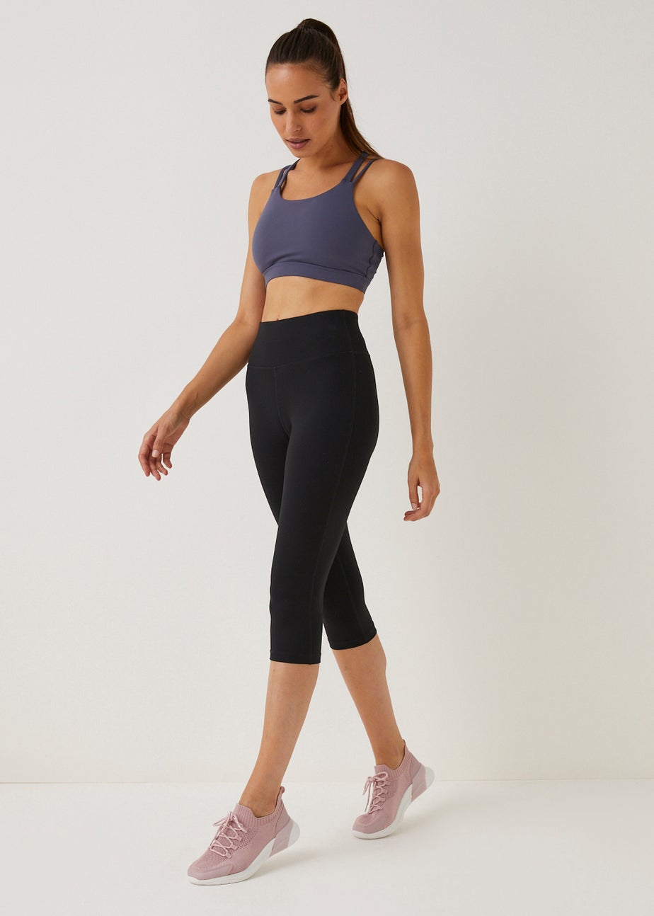 Souluxe Black Capri Sports Leggings
