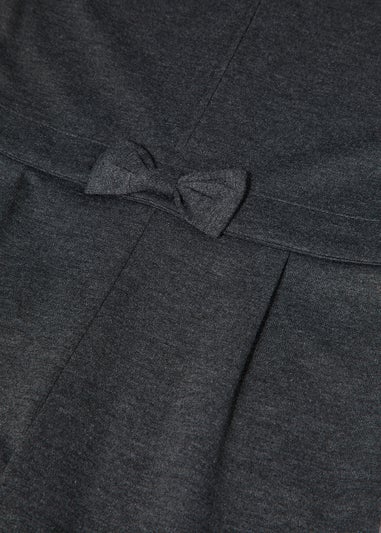 Girls Grey Zip Up School Playsuit (4-13yrs)