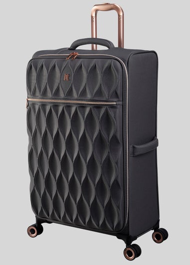 IT Luggage Enliven Charcoal Suitcase
