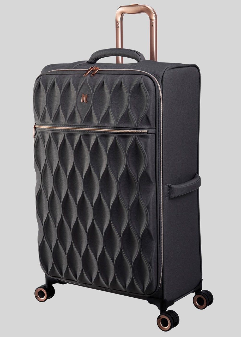 IT Luggage Enliven Charcoal Suitcase