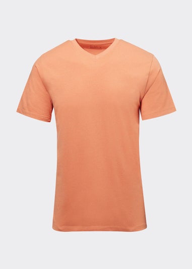 Peach Essential V-Neck T-Shirt
