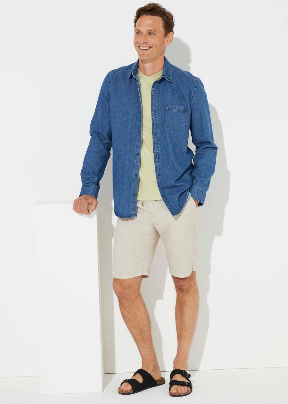 Green Essential V-Neck T-Shirt