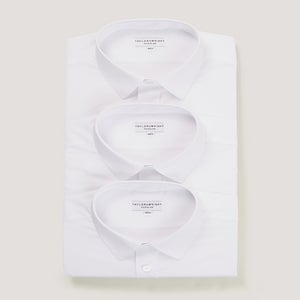 Taylor & Wright 3 Pack White Easy Care Regular Fit Shirts