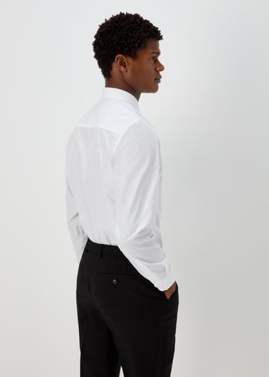 Taylor & Wright 3 Pack White Easy Care Slim Fit Shirts