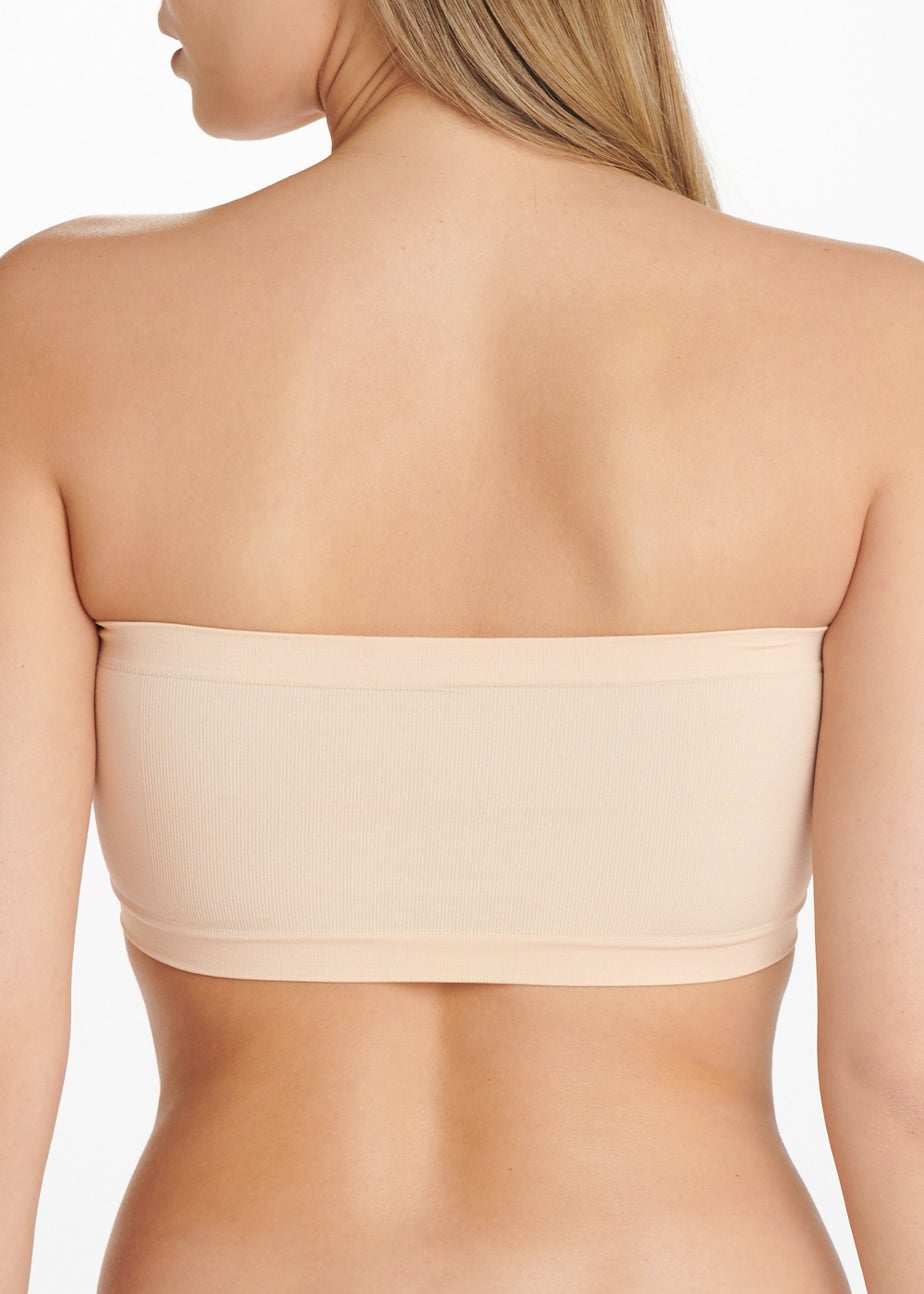 Nude Seam Free Strapless Bandeau Bra