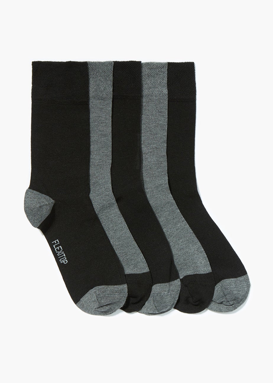 5 Pack Flexi Top Bamboo Socks