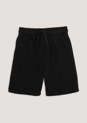 Kids Black Jogger School Sports Shorts (3-13yrs)