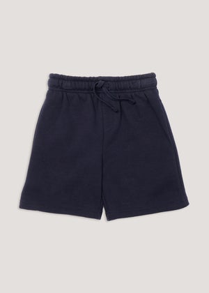 Kids Navy Jogger School Sports Shorts (3-13yrs)