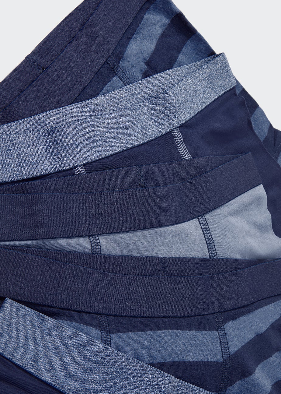 Boys 5 Pack Blue Stripe Trunks (2-16yrs)