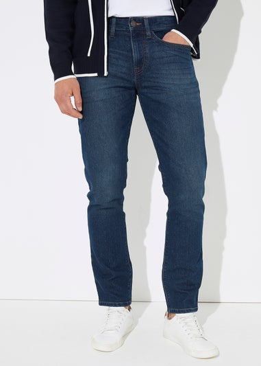 Dark Wash Stretch Slim Fit Jeans