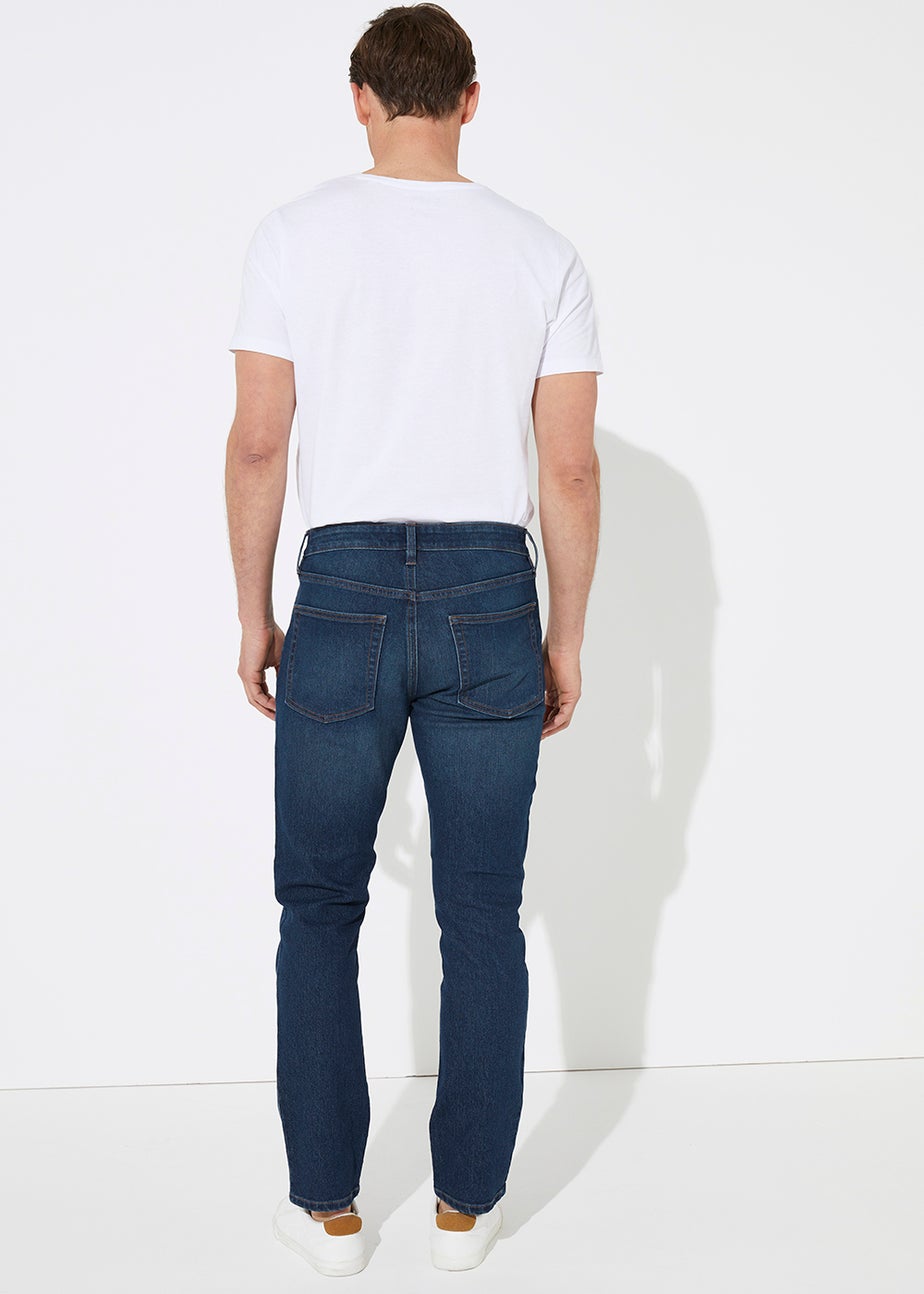 Dark Wash Stretch Slim Fit Jeans