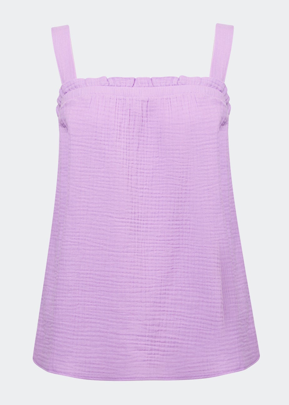 Lilac Double Cloth Cami Top