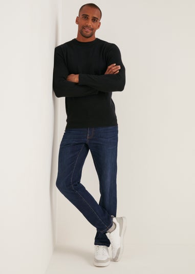 Black Soft Touch Crew Neck Jumper