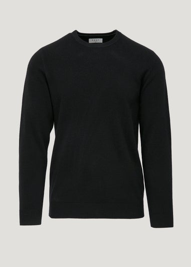 Black Soft Touch Crew Neck Jumper
