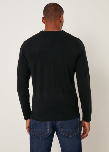 Black Soft Touch Crew Neck Jumper