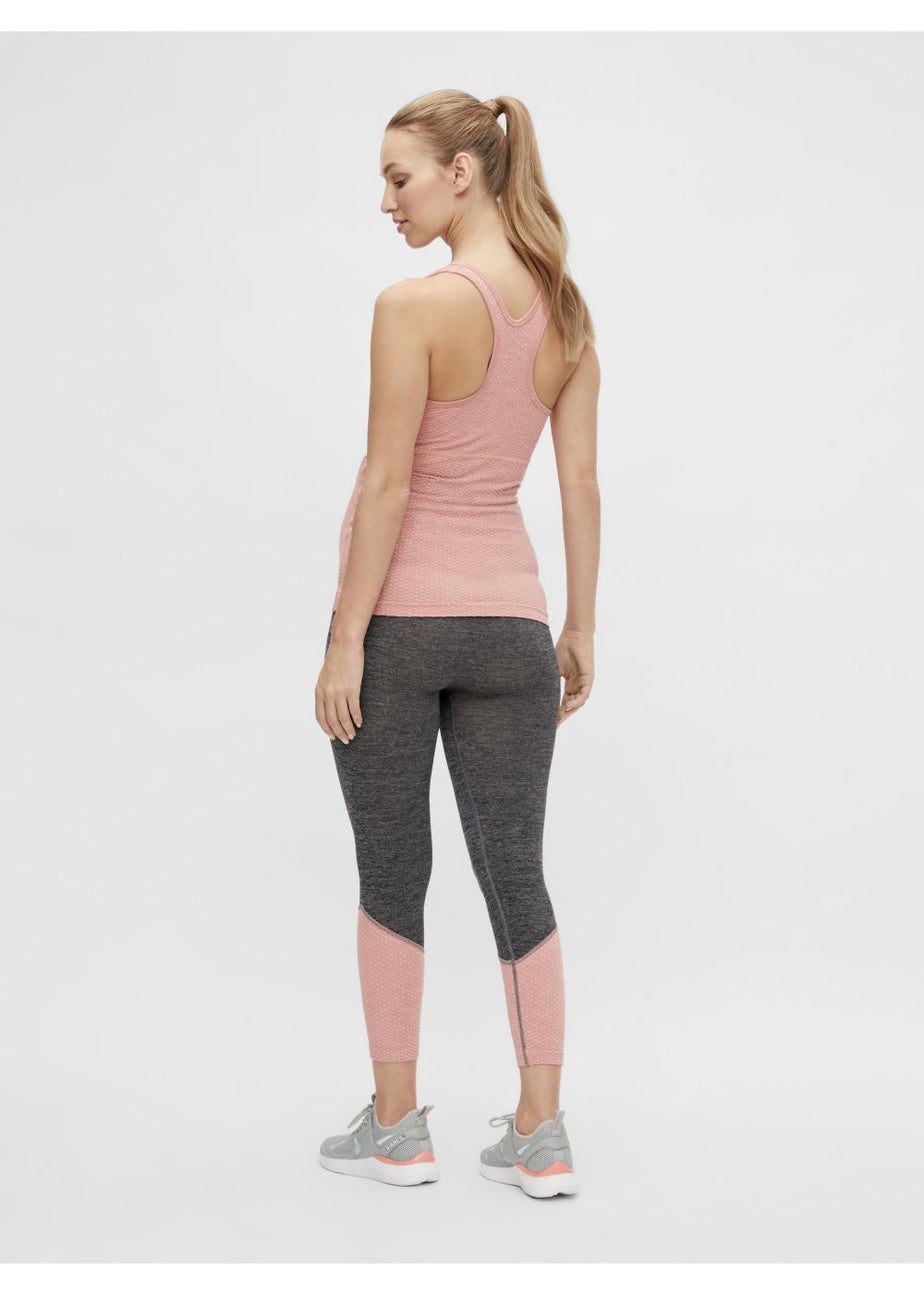 Mamalicious Maternity Pink Active Nursing Tank Top