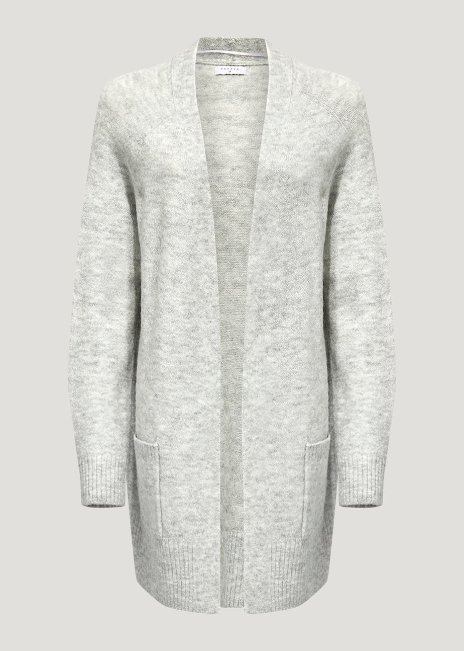 Grey Marl Longline Cardigan