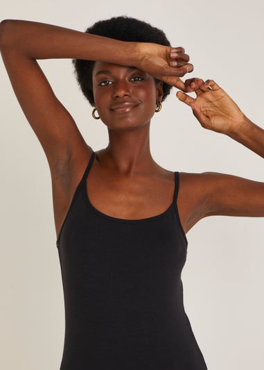 3 Pack Black Essential Cami Tops
