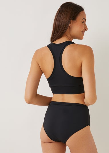 Black Sports Bikini Top