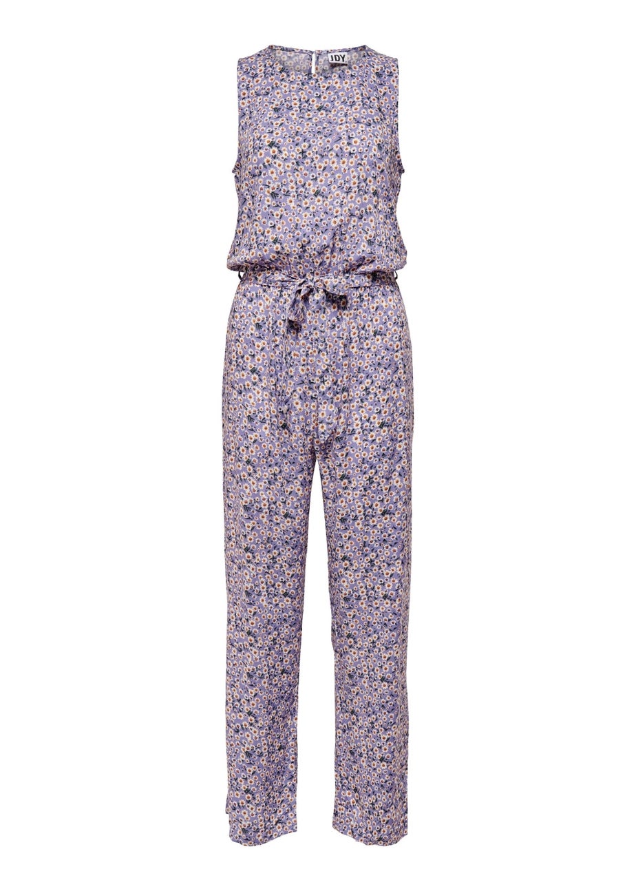 JDY Lilac Floral Print Jumpsuit