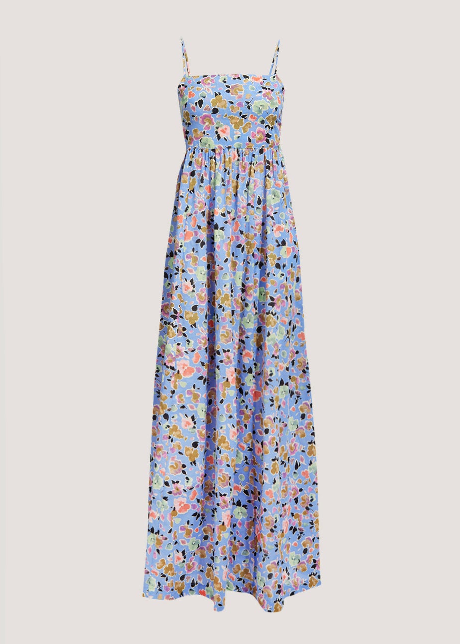JDY Rosie Blue Floral Maxi Dress