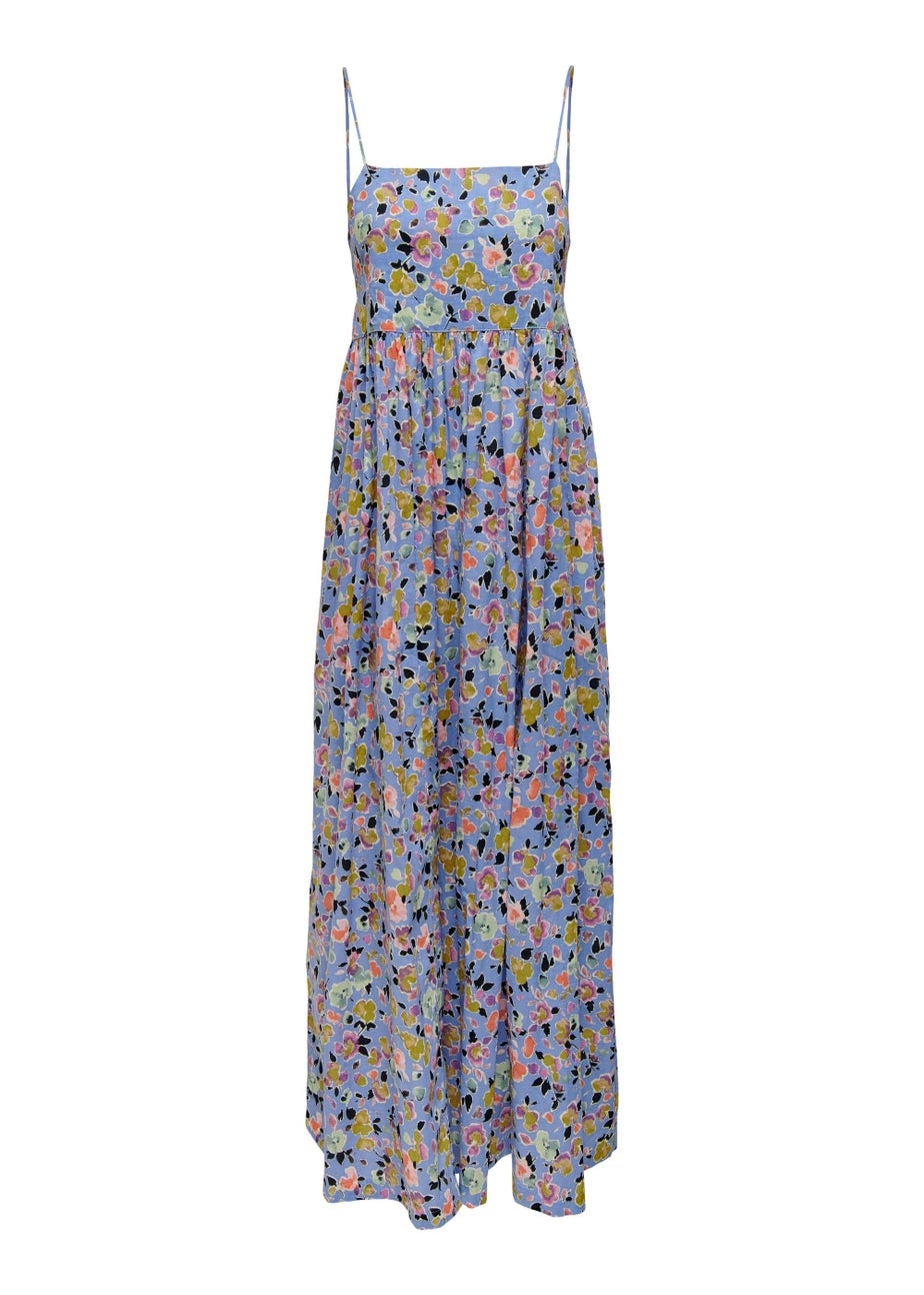 JDY Rosie Blue Floral Maxi Dress