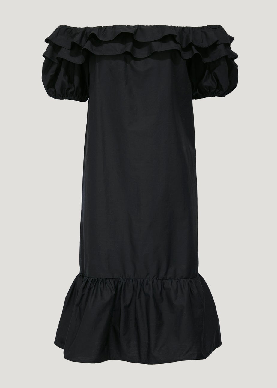 JDY Cuba Black Bardot Dress