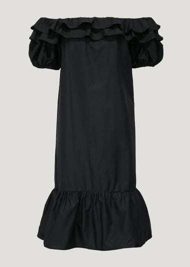 JDY Cuba Black Bardot Dress