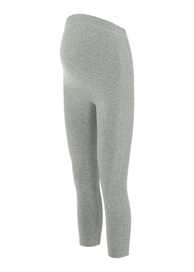 Mamalicious Maternity Sage Seamless Cropped Leggings