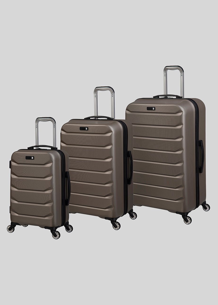 IT Luggage Gold Hard Shell Suitcase