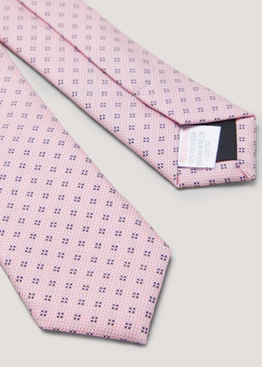 Boys Pink Geo Tie (8-13yrs)