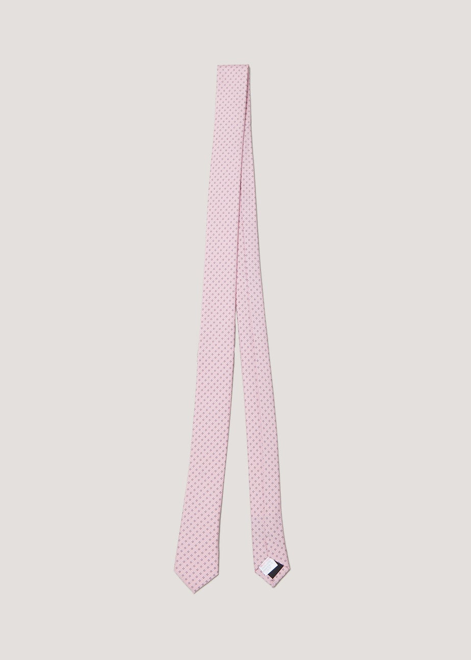 Boys Pink Geo Tie (8-13yrs)