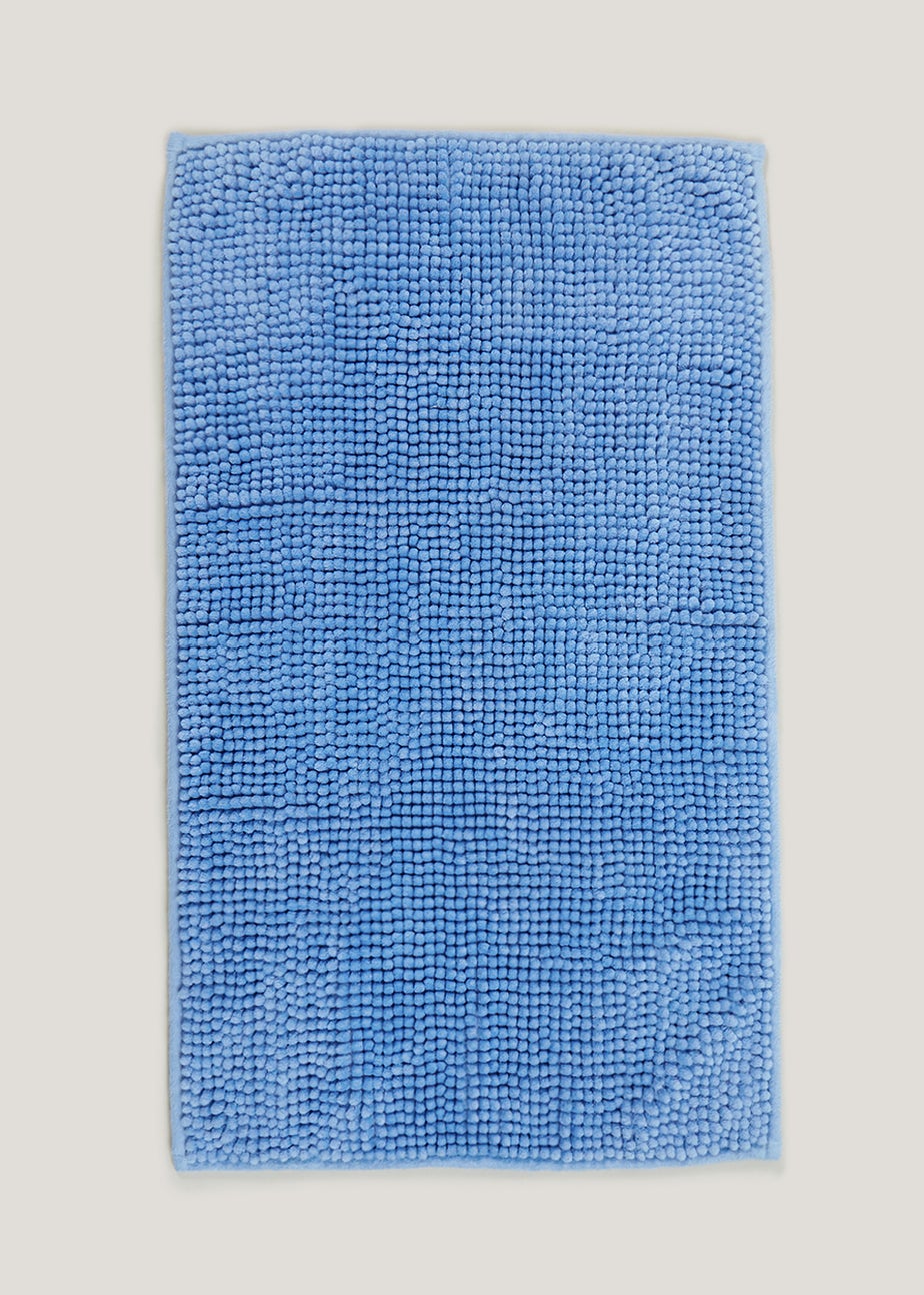 Cornflower Chenille Bath Mat (45cm x 75cm)
