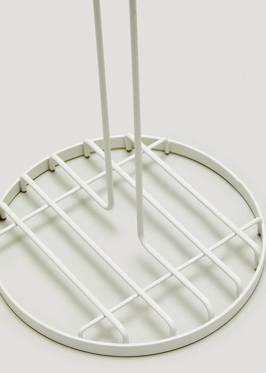 White Kitchen Roll Holder