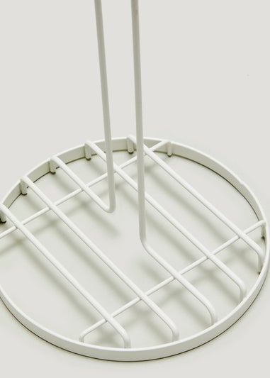 White Kitchen Roll Holder