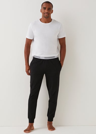 Black Tape Cuffed Lounge Joggers