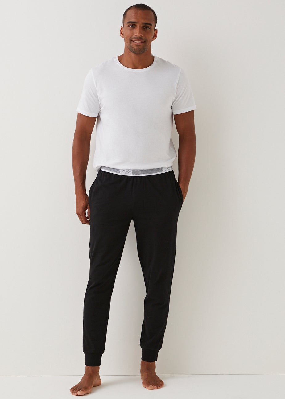 Black Tape Cuffed Lounge Joggers