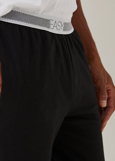 Black Tape Cuffed Lounge Joggers