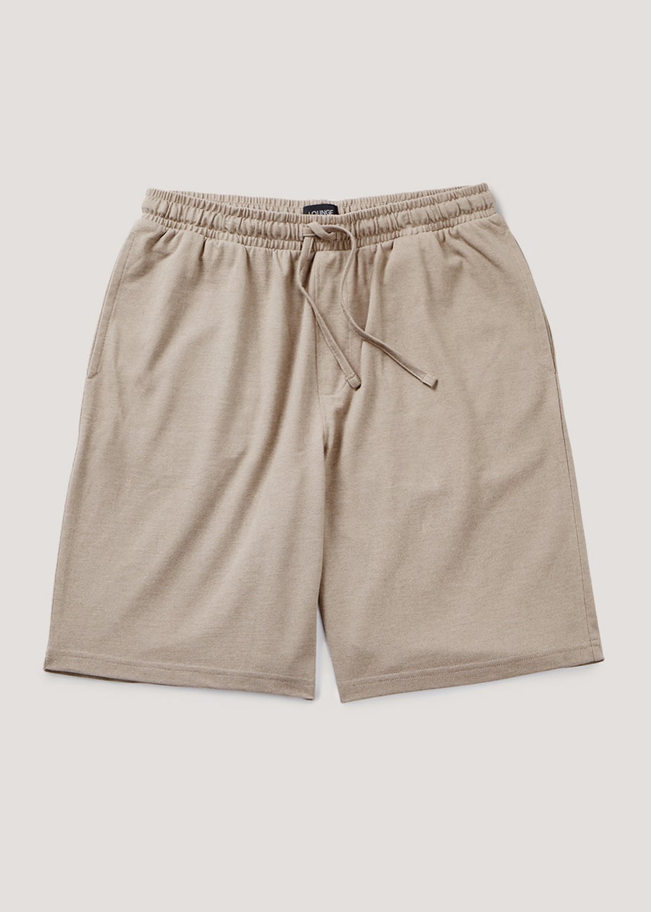 Stone Pique Lounge Shorts