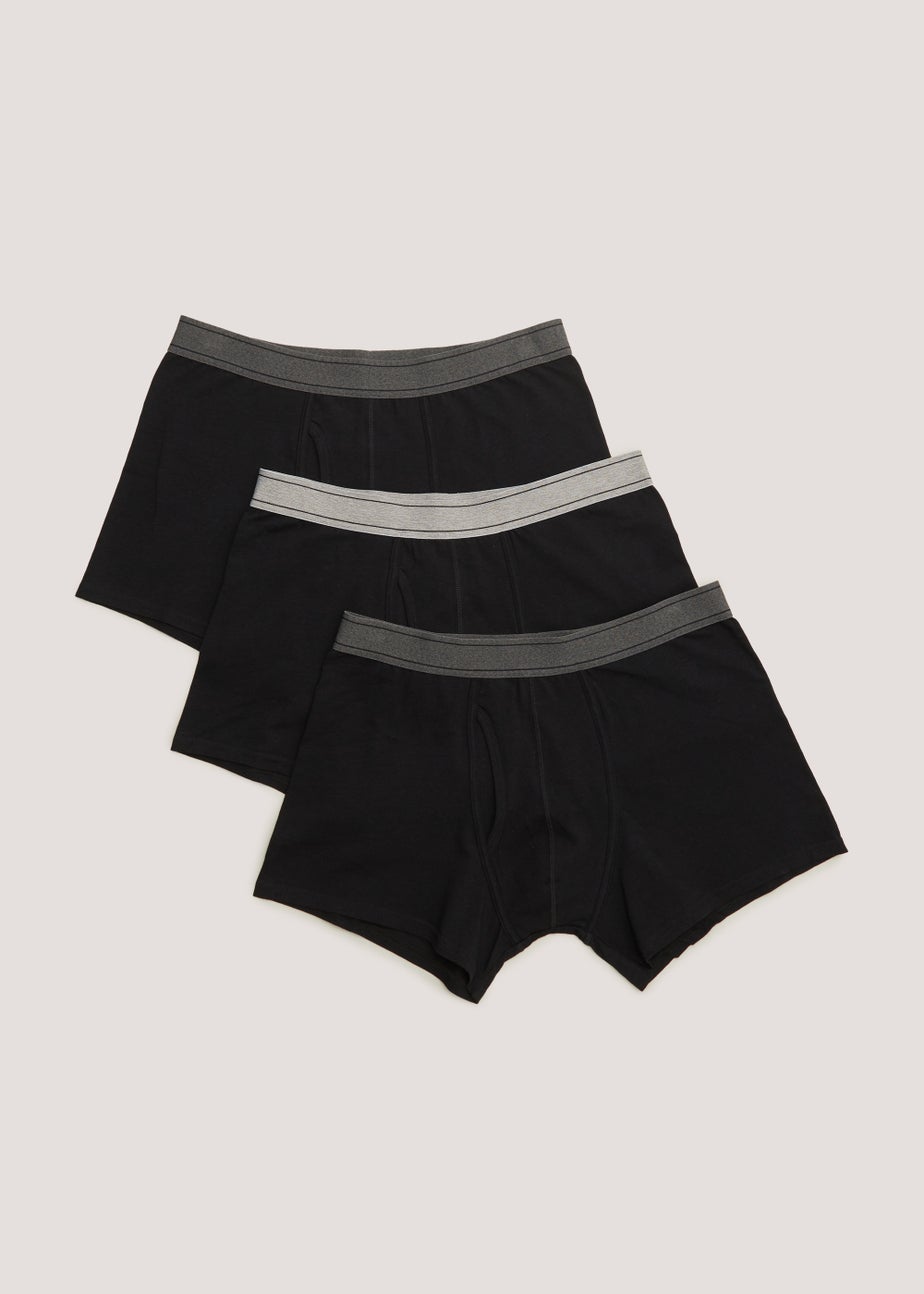 3 Pack Black Keyhole Trunks