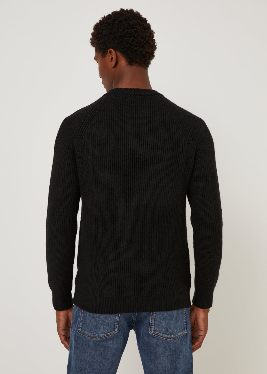 Black Crew Neck Jumper