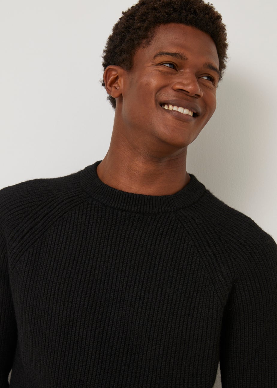 Black Crew Neck Jumper